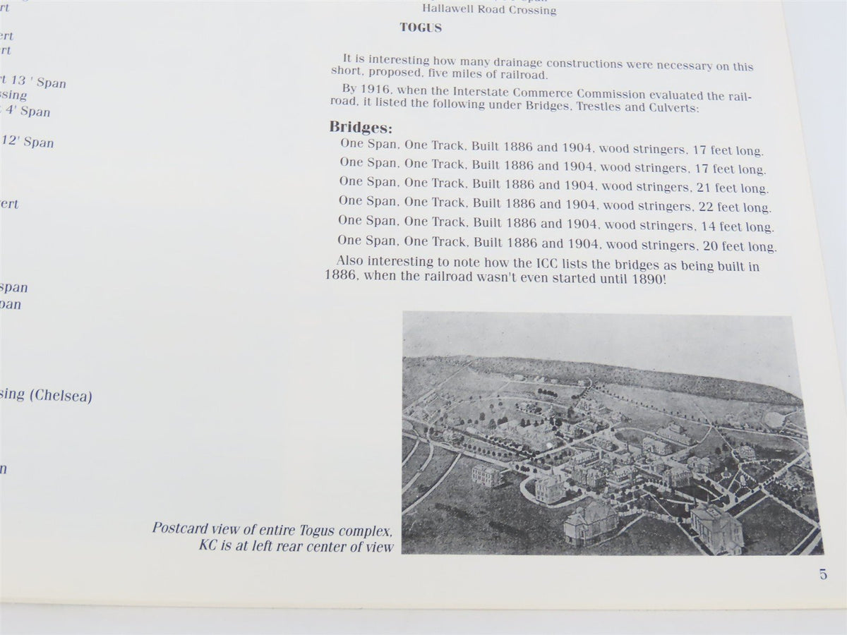 Industries &amp; Operations Of The Maine Two-Foot Gauge Railroads Volume III SC Book