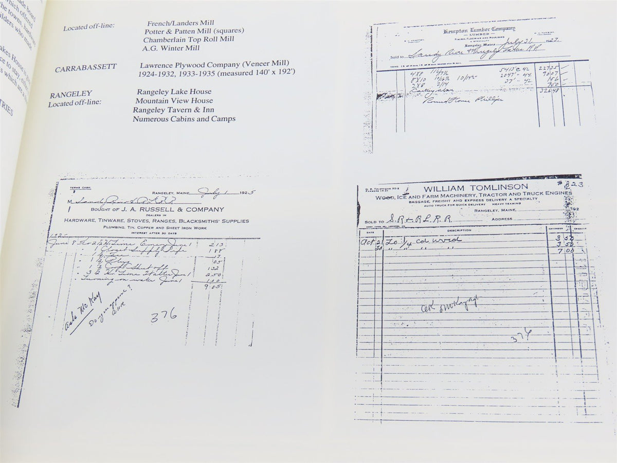 Industries &amp; Freight Train Operations Of The Sandy River &amp; Rangeley Lakes V. 6