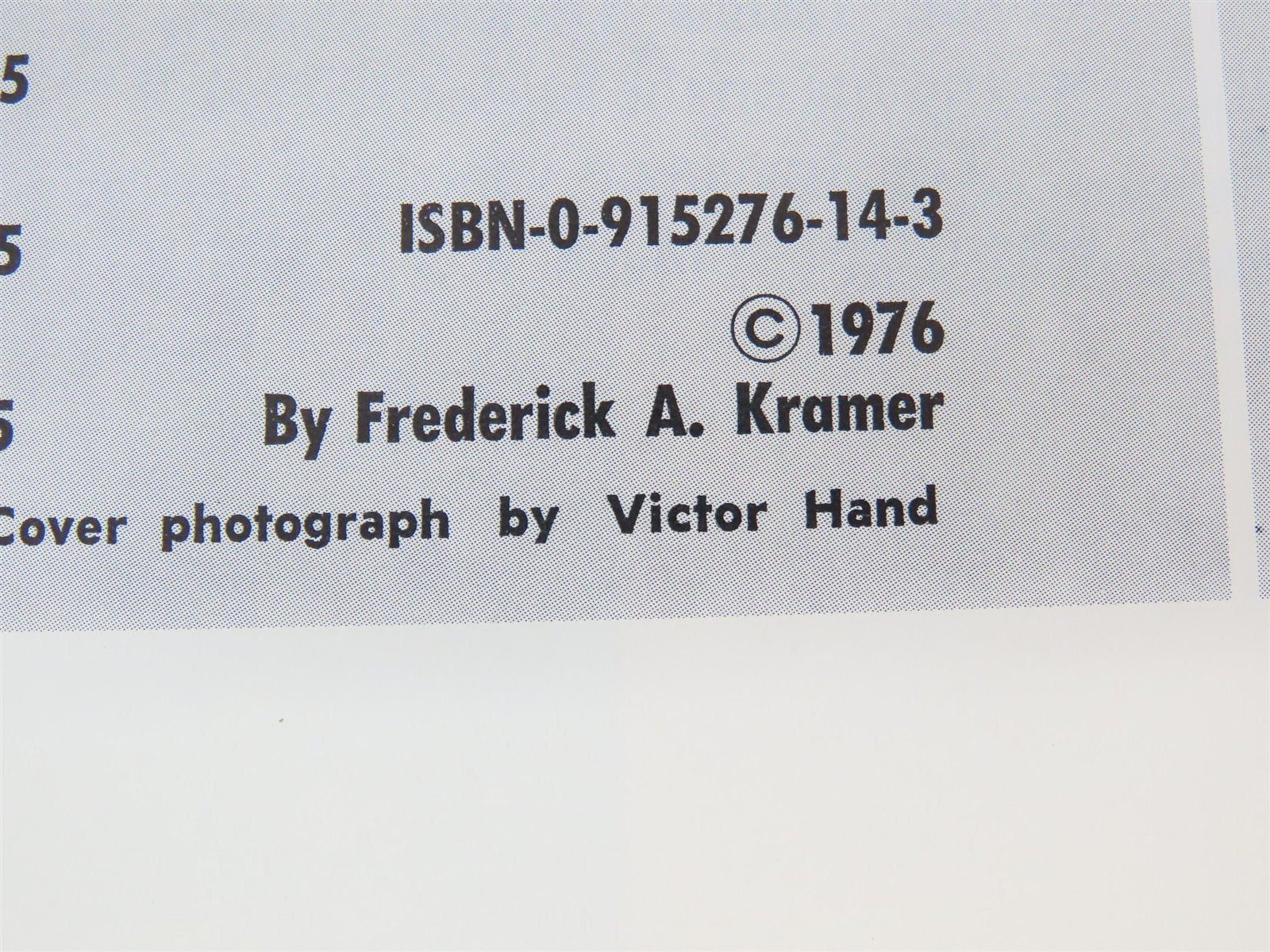 Quadrant Press Review 5: Twilight On The Narrow Gauge by Frederick A. Kramer