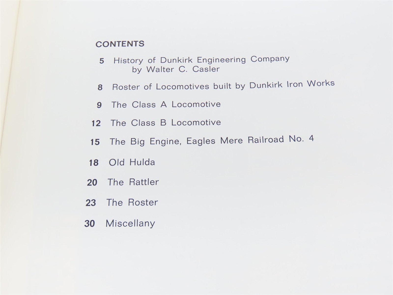 The Geared Locomotives of Dunkirk by David M. Hoffman ©1979 SC Book