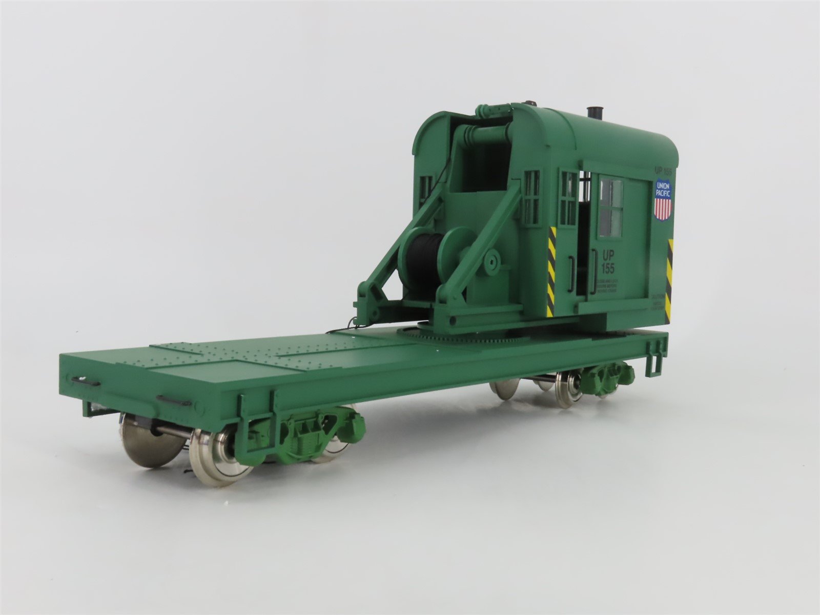 G Scale USA Trains R-1864 UP Union Pacific 25-Ton Crane Car #155