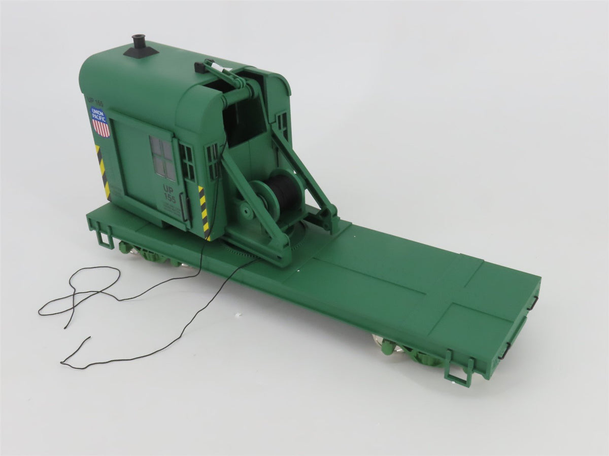 G Scale USA Trains R-1864 UP Union Pacific 25-Ton Crane Car #155