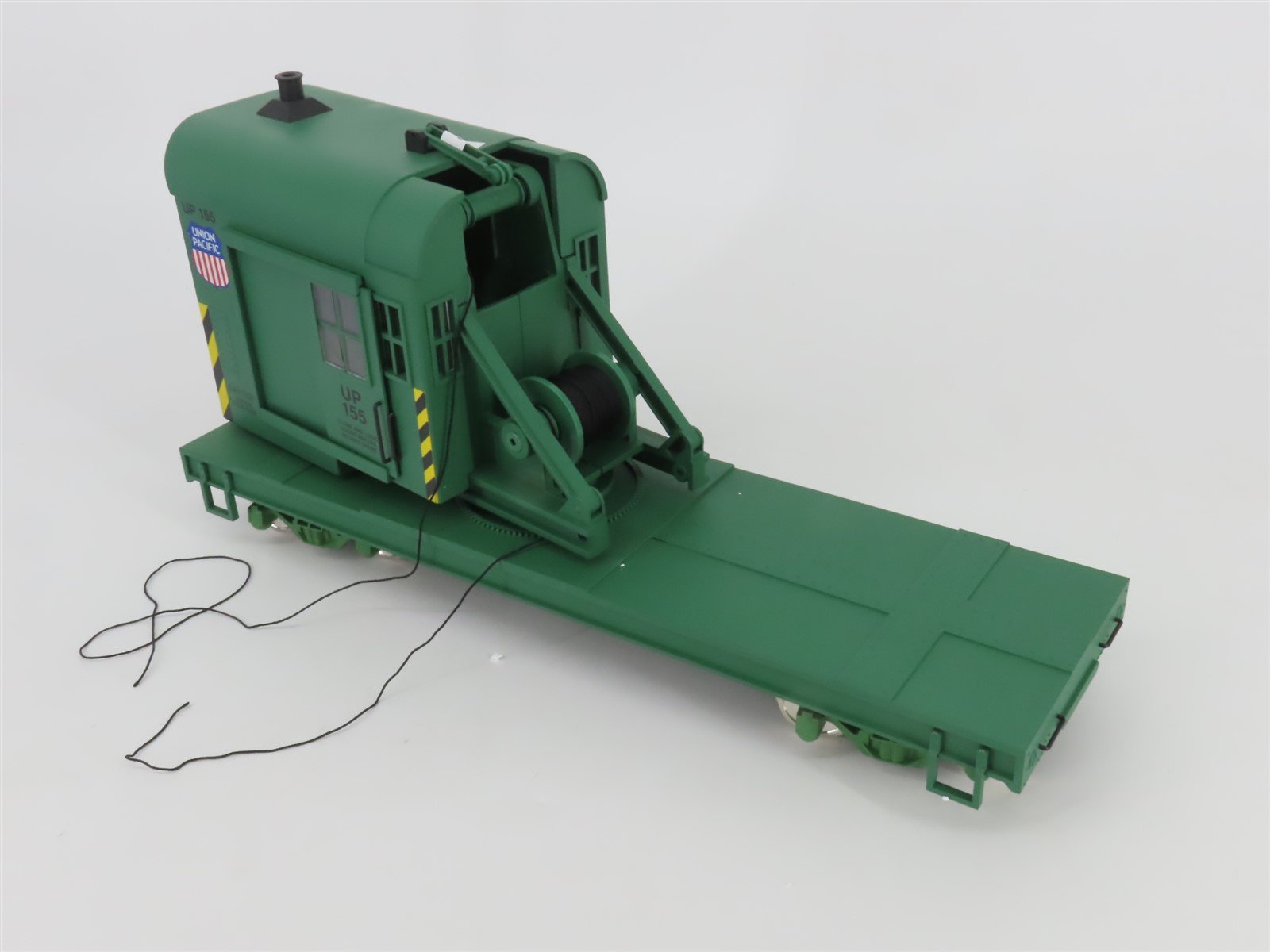 G Scale USA Trains R-1864 UP Union Pacific 25-Ton Crane Car #155