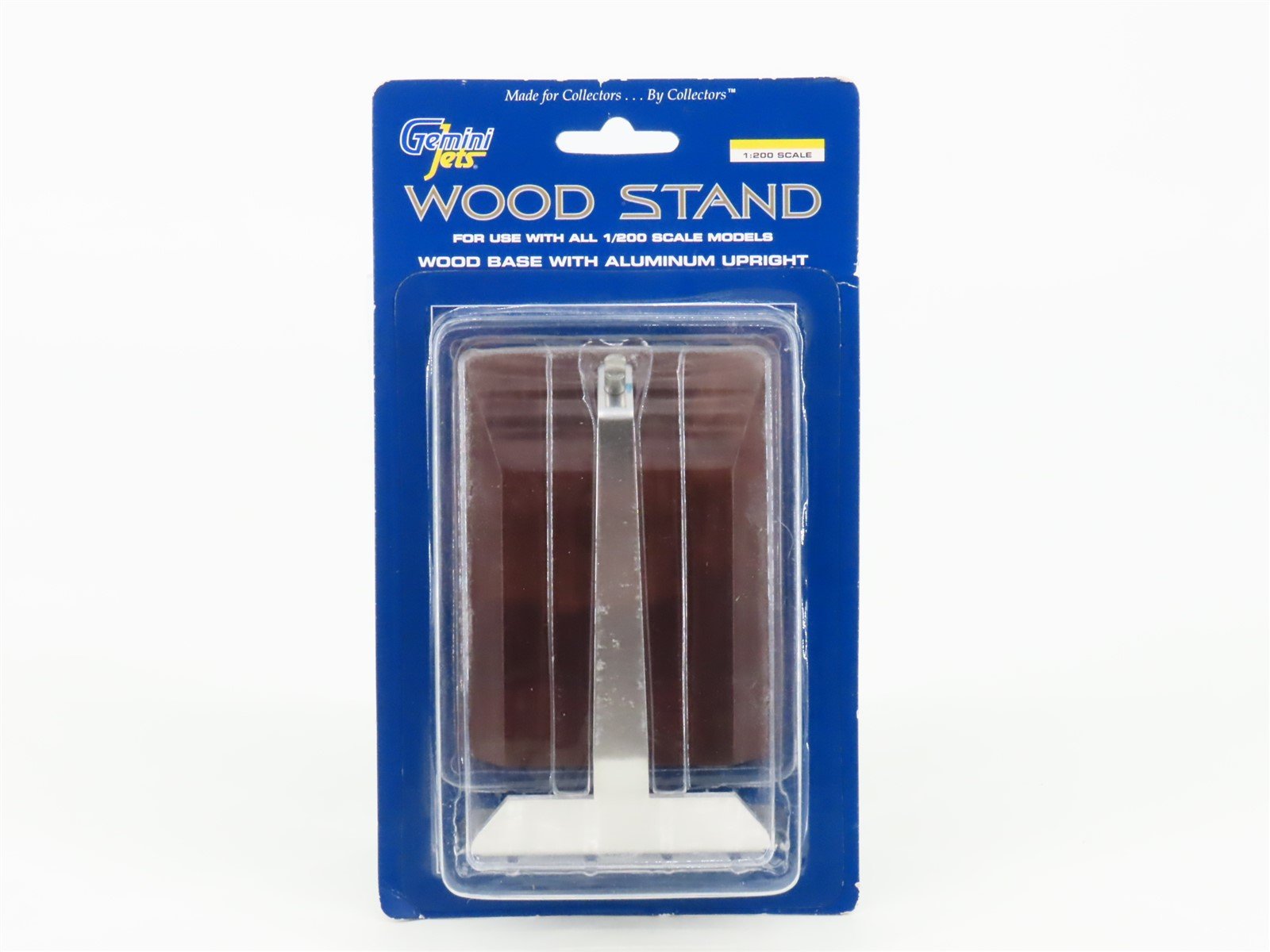 1:200 Scale Gemini Jets G2STD209 Wood Stand w/ Aluminum Upright