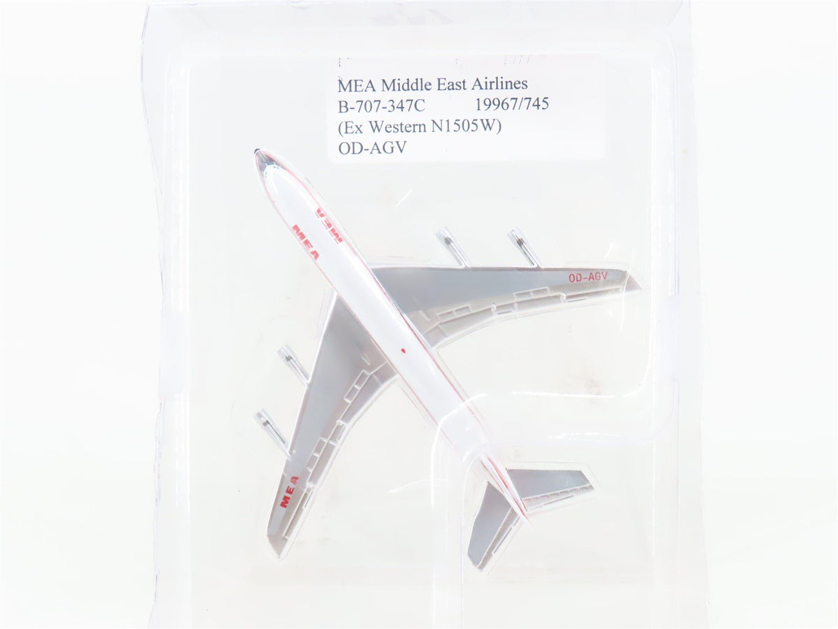 1:400 Scale Aeroclassics MEA Middle East Airlines B-707-347C Aircraft #OD-AGV