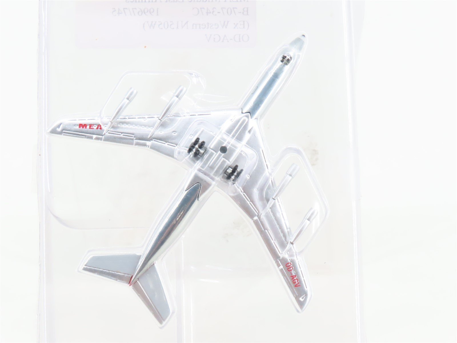 1:400 Scale Aeroclassics MEA Middle East Airlines B-707-347C Aircraft #OD-AGV