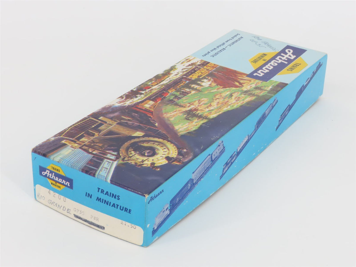 HO Scale Athearn 4200 D&amp;RGW Rio Grande GP35 Diesel #3050 - Custom - Unpowered