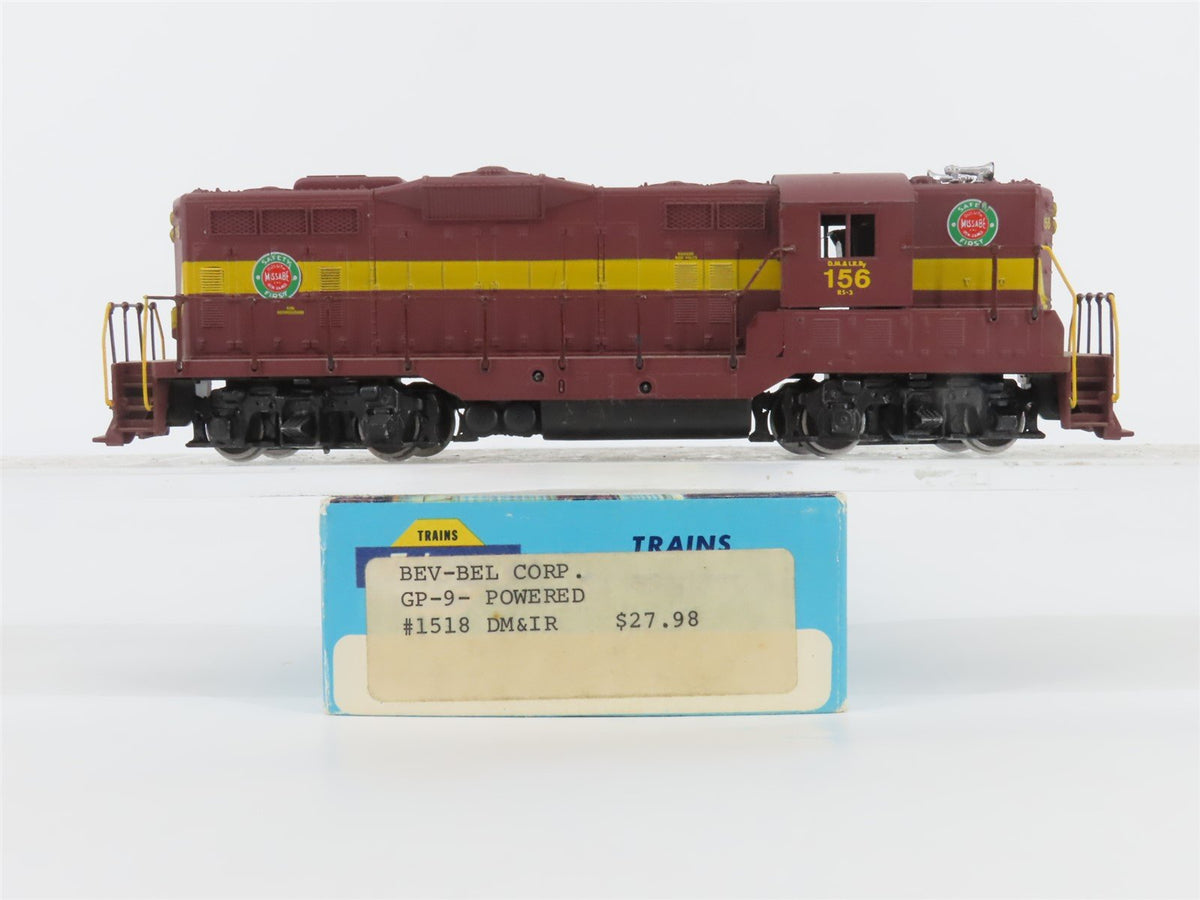 HO Scale Athearn Bev-Bel 1518 DM&amp;IR Missabe Road EMD GP9 Diesel # #156