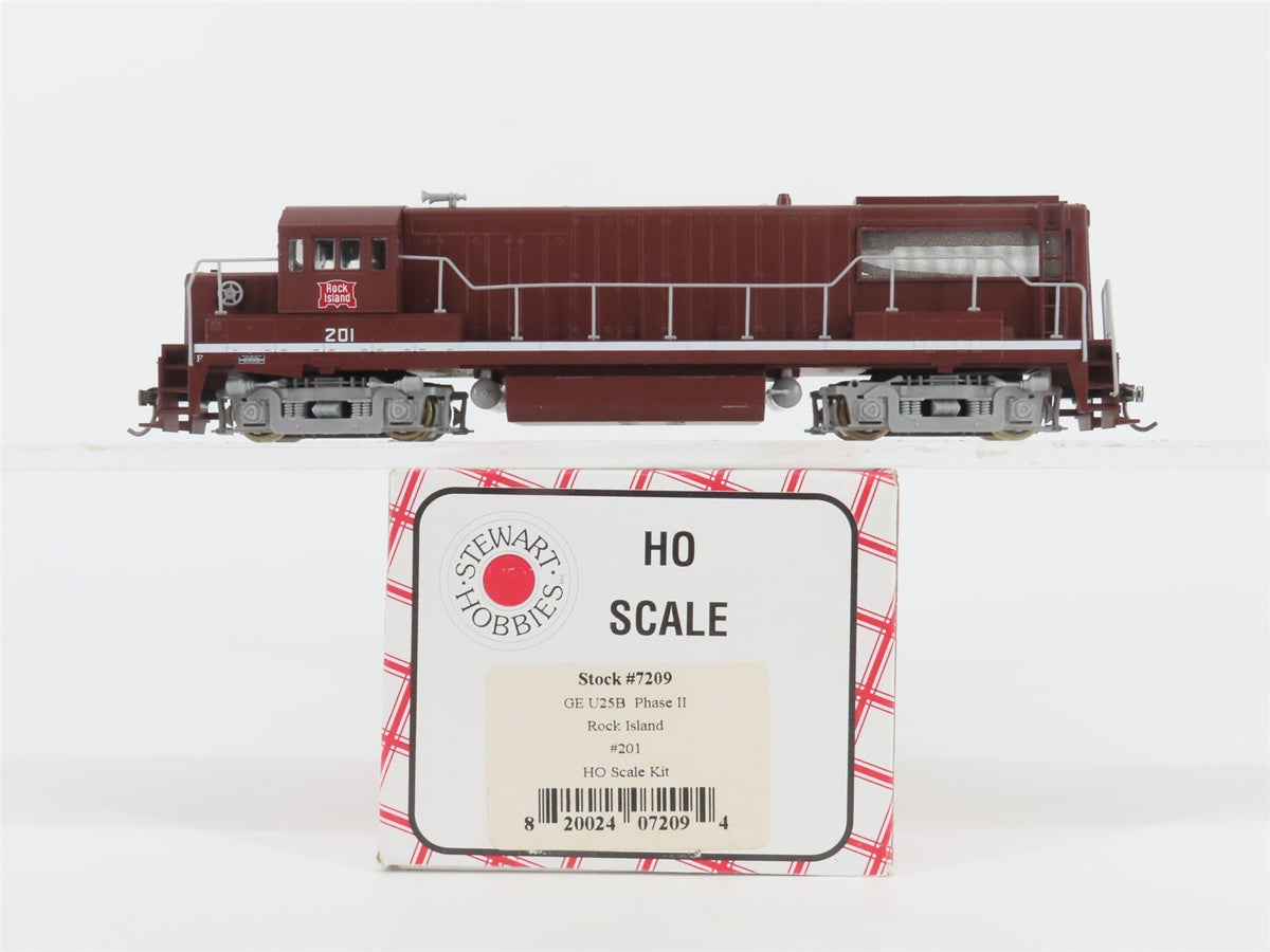 HO Scale Stewart 7209 RI Rock Island GE U25B Phase II Diesel #201 - DCC Ready