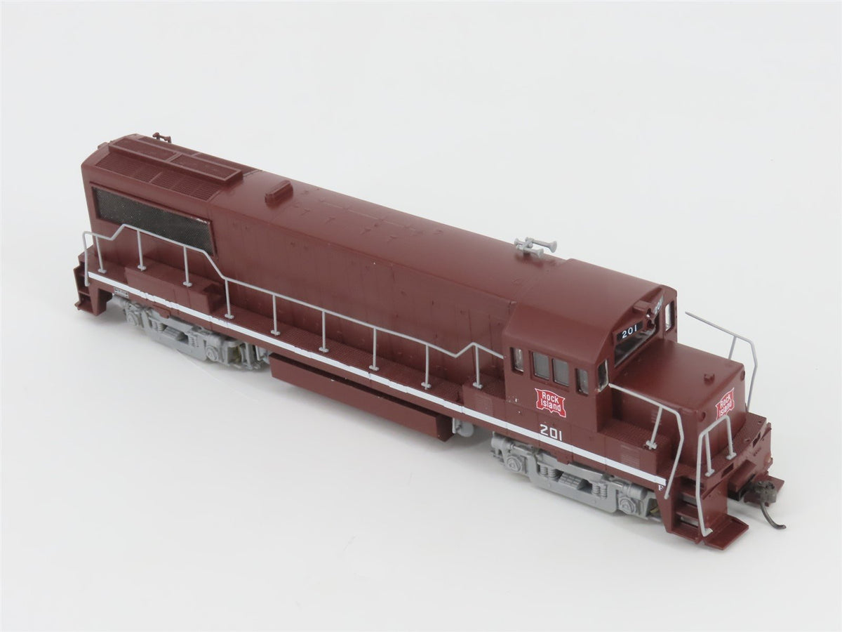 HO Scale Stewart 7209 RI Rock Island GE U25B Phase II Diesel #201 - DCC Ready
