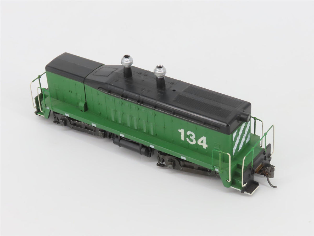 HO Scale Athearn 4002/4077 BN Burlington Northern SW1500 Cow &amp; Calf Diesel Set