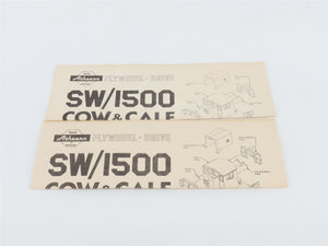 HO Scale Athearn 4002/4077 BN Burlington Northern SW1500 Cow & Calf Diesel Set