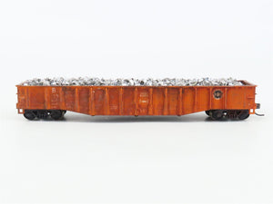 HO Scale Athearn B&LE Bessemer & Lake Erie 50' Gondola w. Load #32062 - Custom