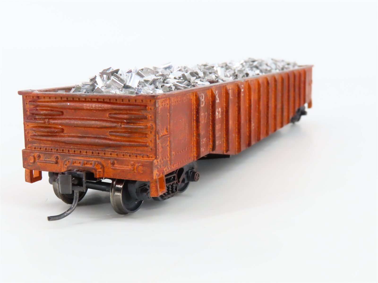 HO Scale Athearn B&LE Bessemer & Lake Erie 50' Gondola w. Load #32062 - Custom