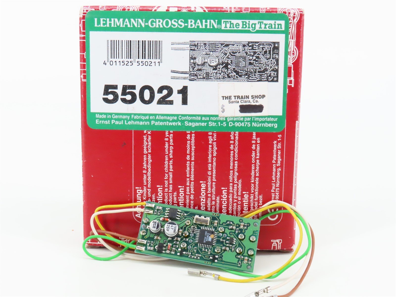 G 1/22.5 Scale LGB "The Big Train" 55021 Loco Decoder