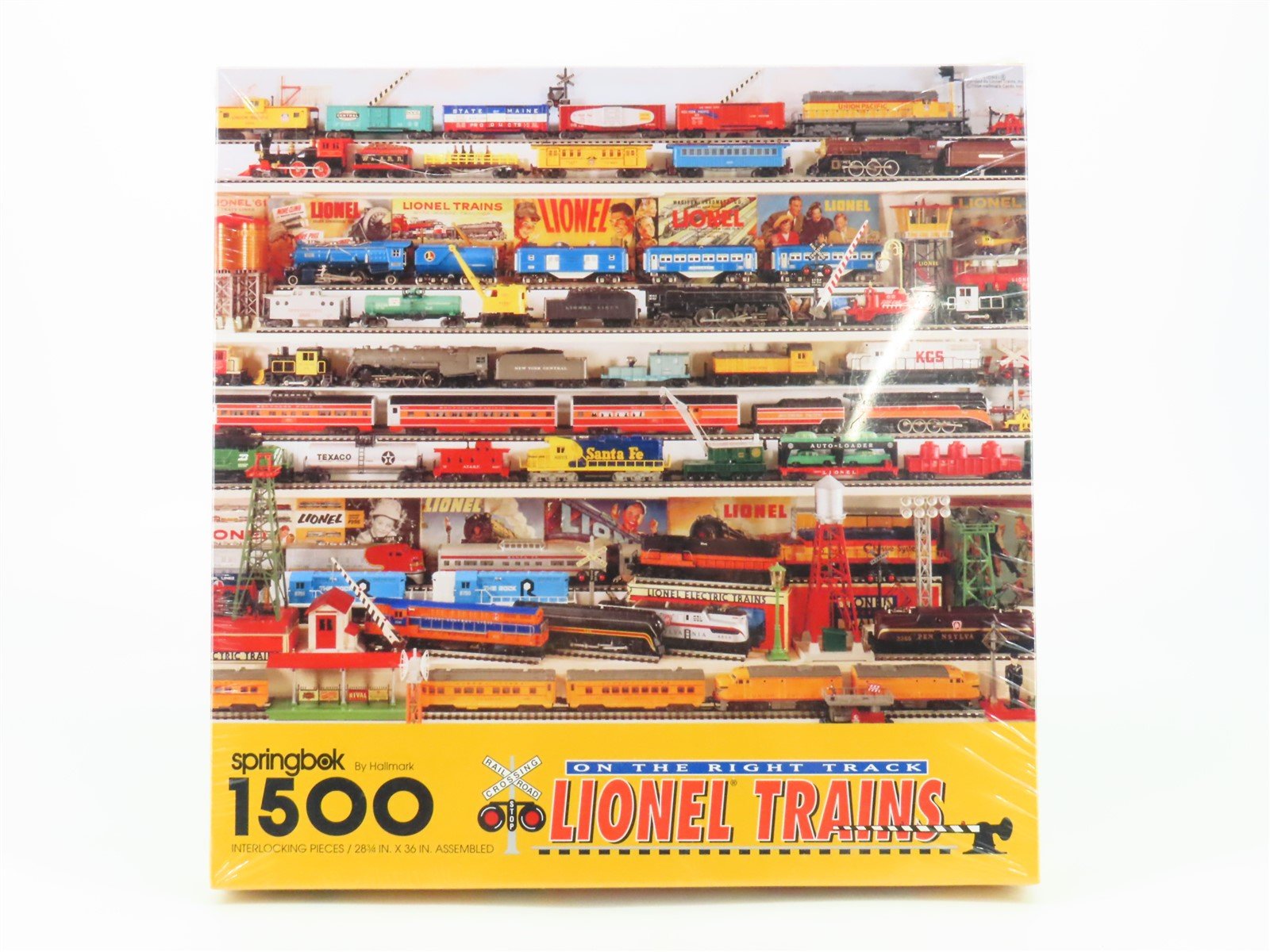 Springbok by Hallmark PZL9026 On The Right Track Lionel Trains 1500 pc. Puzzle