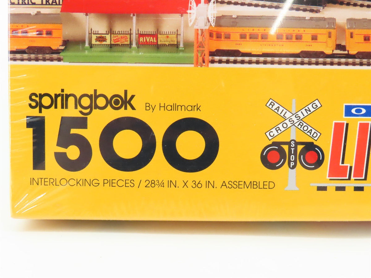 Springbok by Hallmark PZL9026 On The Right Track Lionel Trains 1500 pc. Puzzle