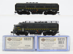 N Scale Broadway Limited BLI 6835 PRR Pennsylvania F3 A/B Diesel Set w/Paragon4