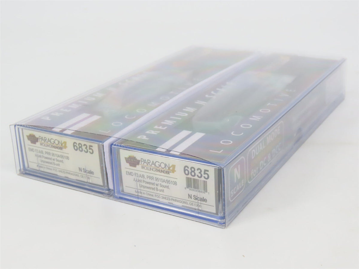 N Scale Broadway Limited BLI 6835 PRR Pennsylvania F3 A/B Diesel Set w/Paragon4