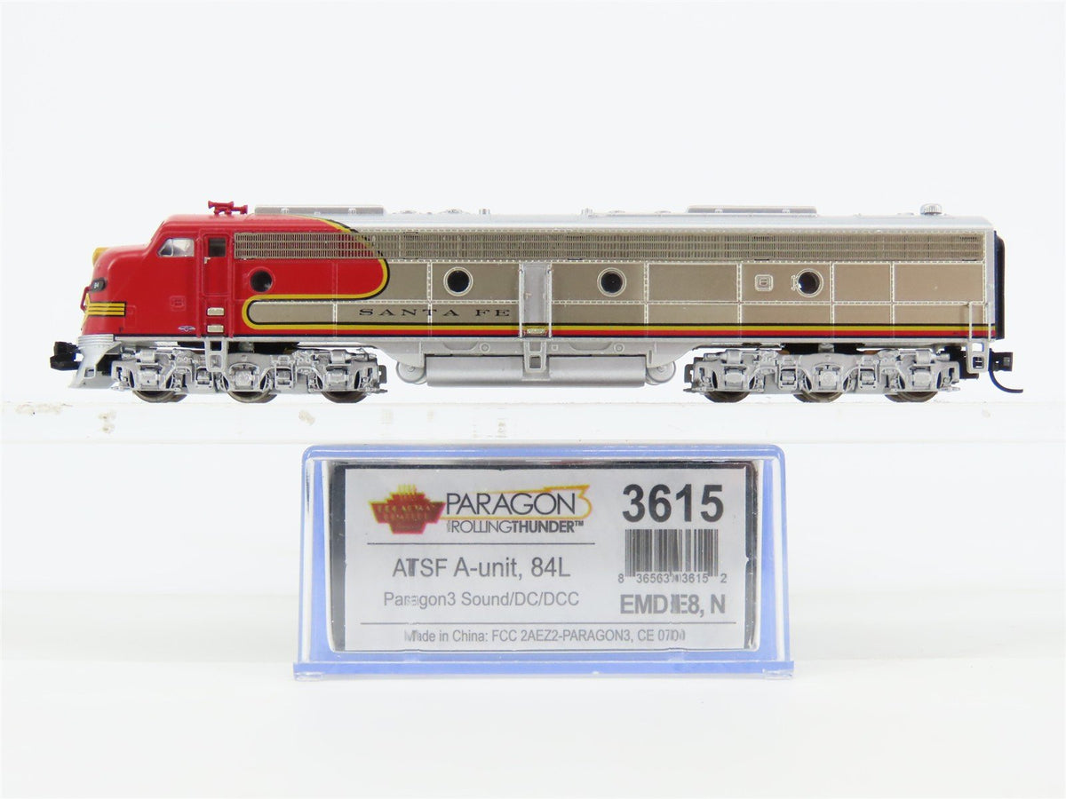 N Scale Broadway Limited BLI 3615 ATSF Santa Fe E8A Diesel Loco #84L w/Paragon3