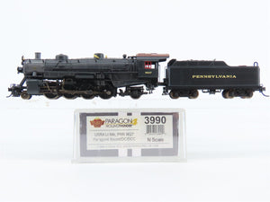 N Scale Broadway Limited BLI 3990 PRR Railway 2-8-2 Steam Loco #9627 w/Paragon4