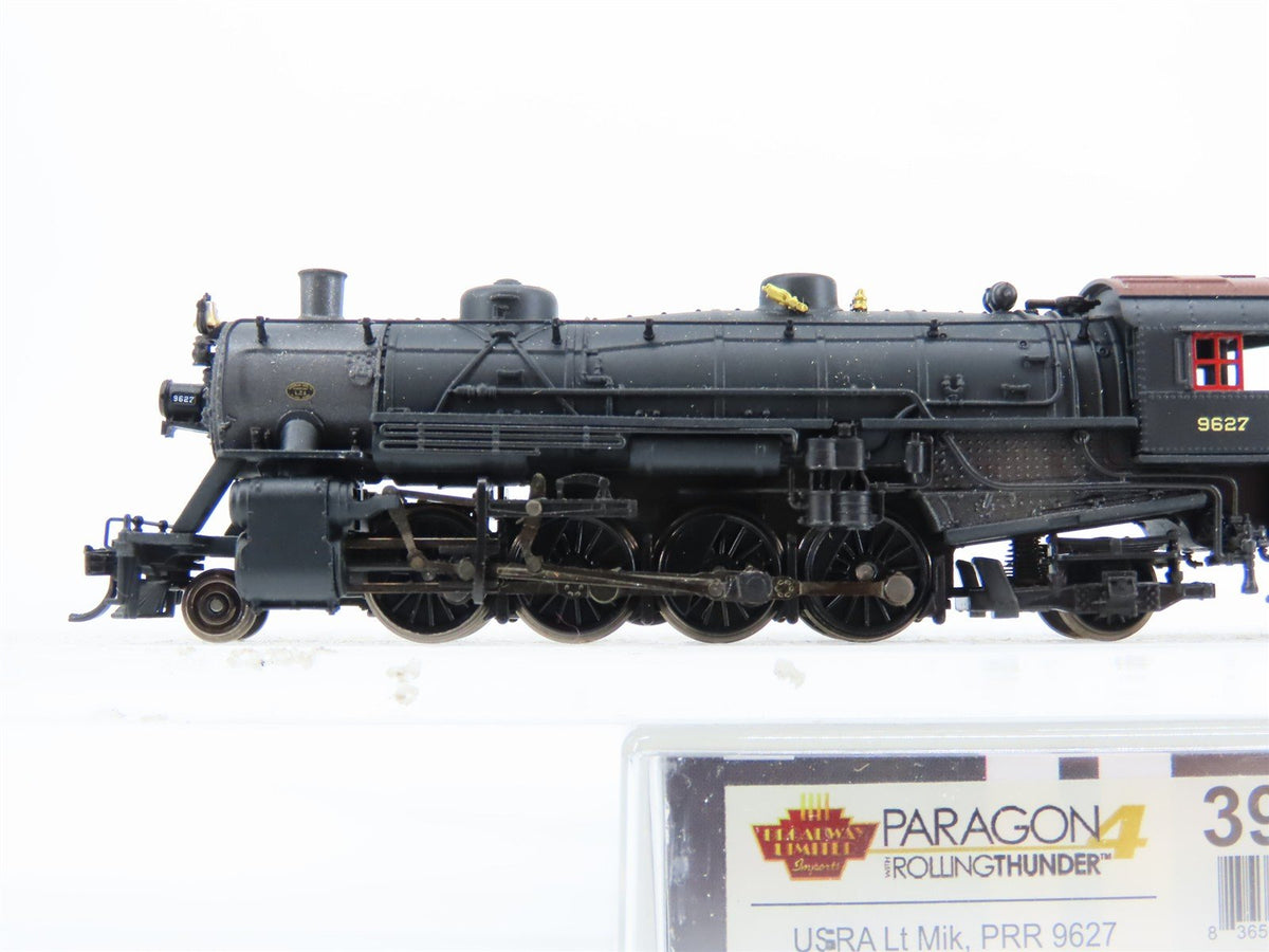 N Scale Broadway Limited BLI 3990 PRR Railway 2-8-2 Steam Loco #9627 w/Paragon4