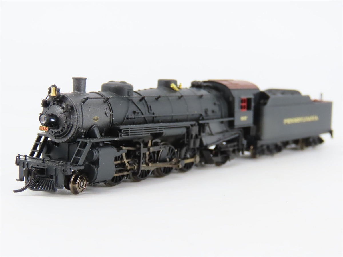 N Scale Broadway Limited BLI 3990 PRR Railway 2-8-2 Steam Loco #9627 w/Paragon4