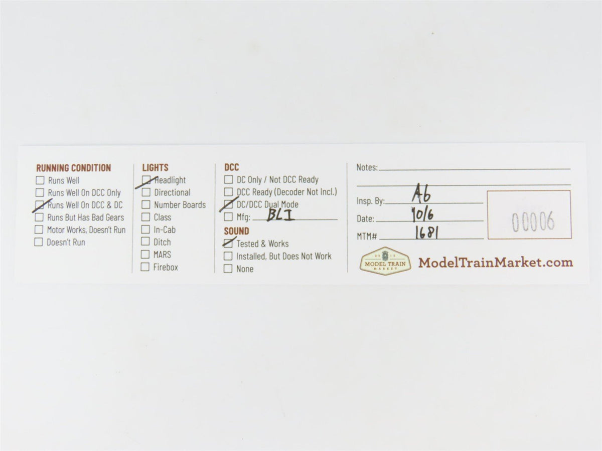 N Scale Broadway Limited BLI 3990 PRR Railway 2-8-2 Steam Loco #9627 w/Paragon4