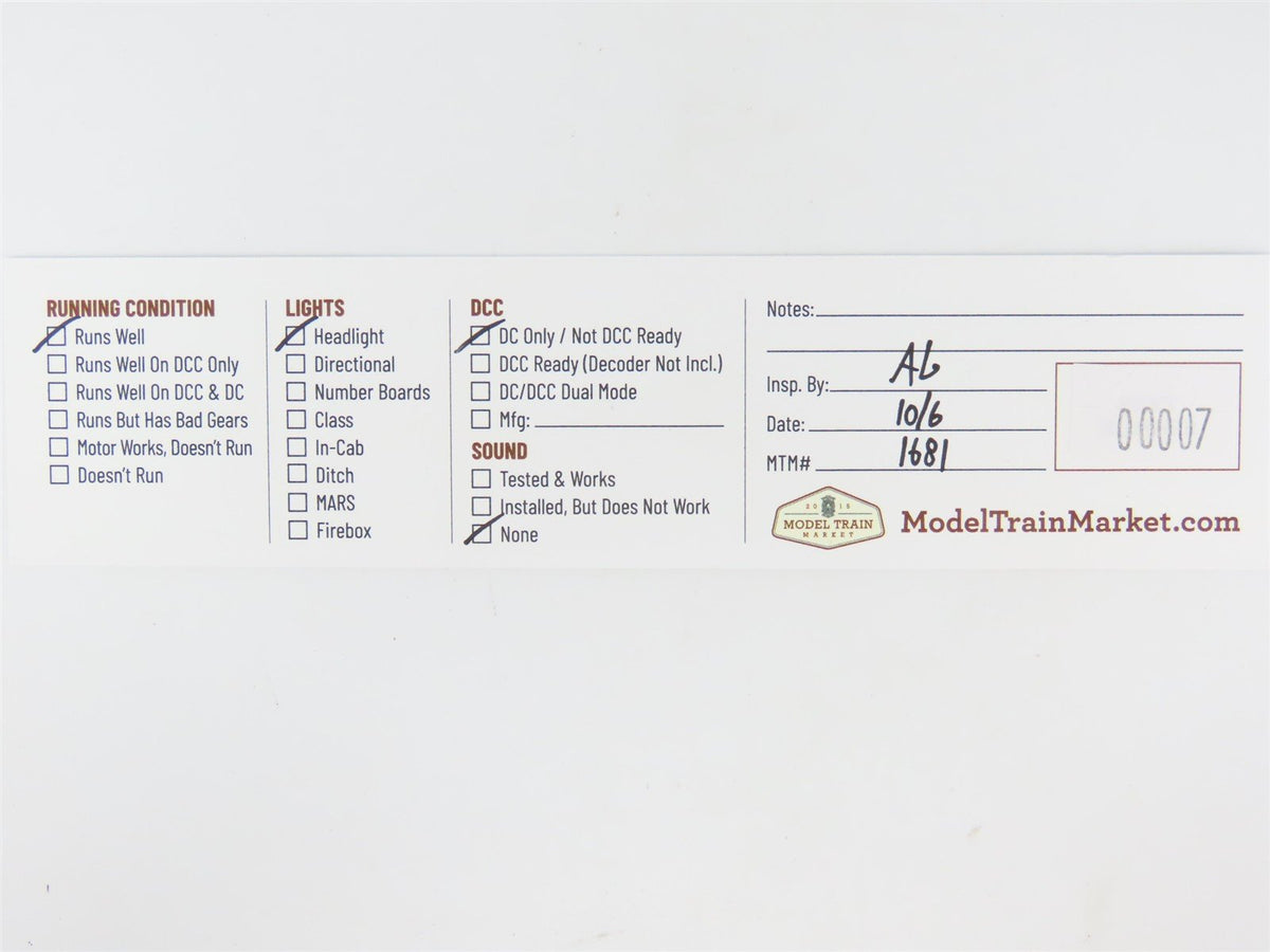 N Scale Bachmann ATSF Santa Fe 4-8-4 Steam Locomotive #3780