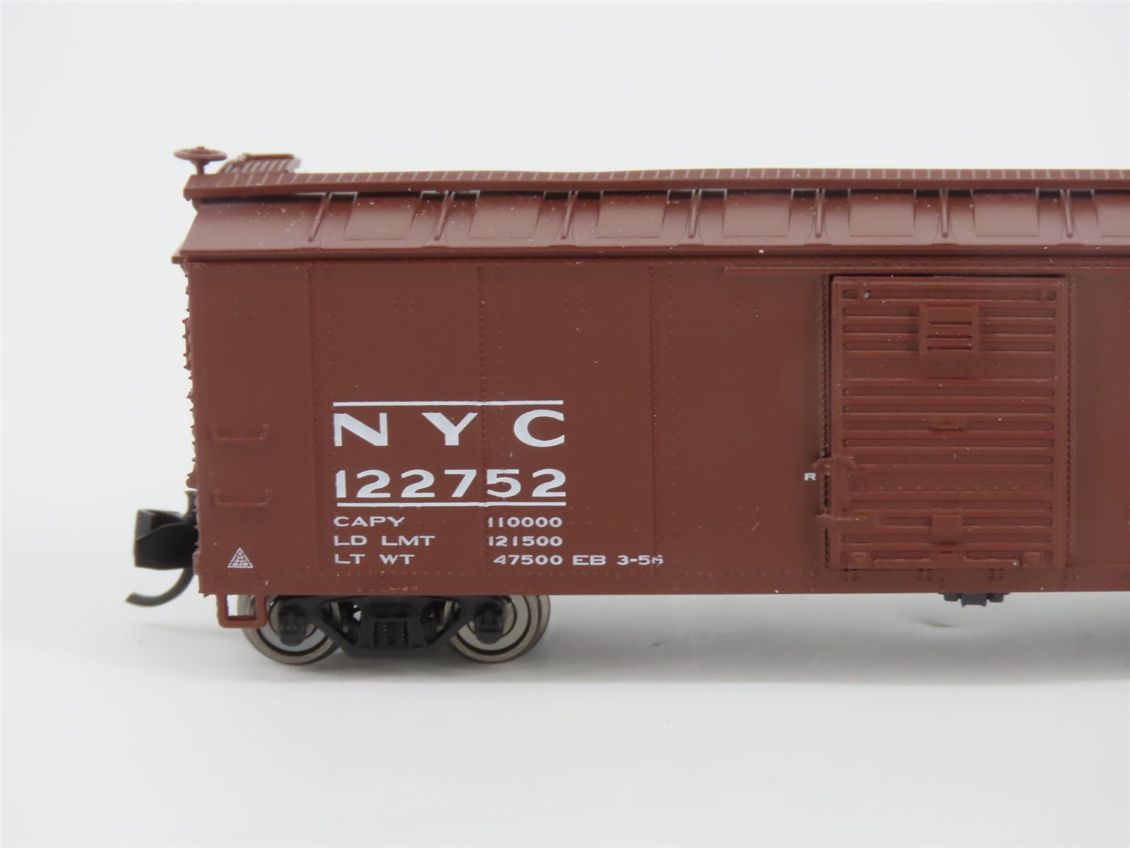 N Broadway Limited Imports 7273 NYC 40' Steel Box Cars Variety Set D 4-Pack
