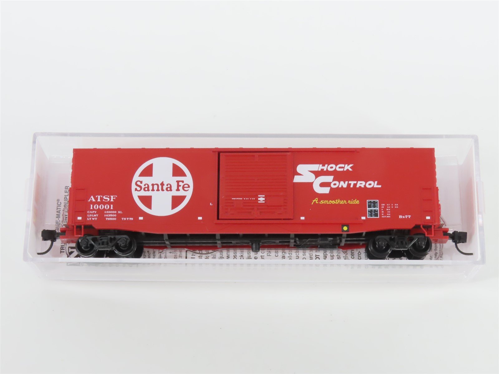 N Scale Micro-Trains MTL 18000380 ATSF Santa Fe 50' Single Door Box Car #10001