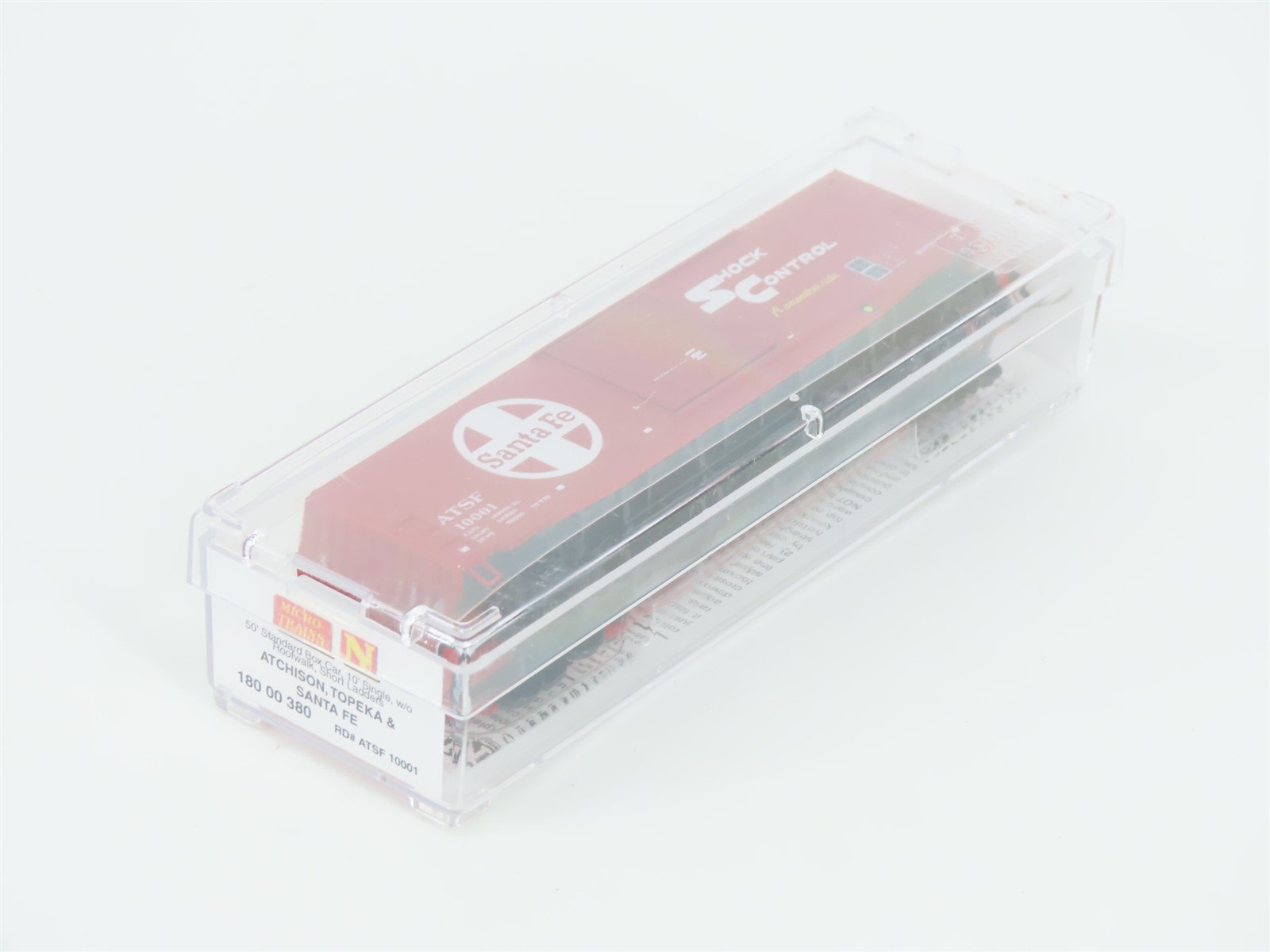 N Scale Micro-Trains MTL 18000380 ATSF Santa Fe 50' Single Door Box Car #10001
