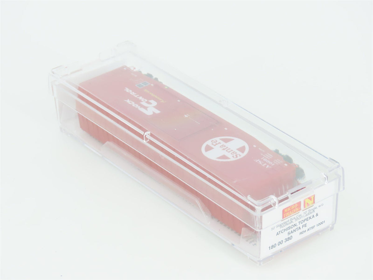 N Scale Micro-Trains MTL 18000380 ATSF Santa Fe 50&#39; Single Door Box Car #10001