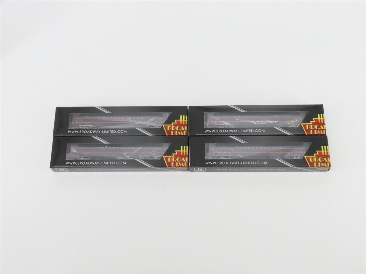 N Scale Broadway Limited Imports 3760 PRR Pennsylvania Coach Passenger 4-Car Set