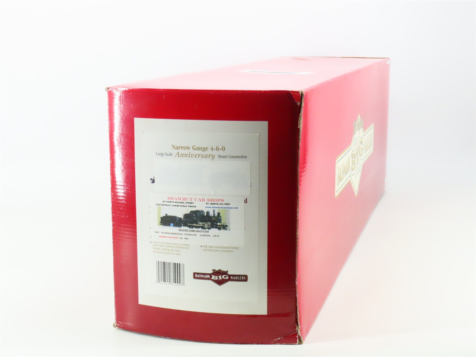 G Scale Bachmann/Shawmut Car Shops 1953 RDG 4-6-0 Camelback Steam #604 - Custom