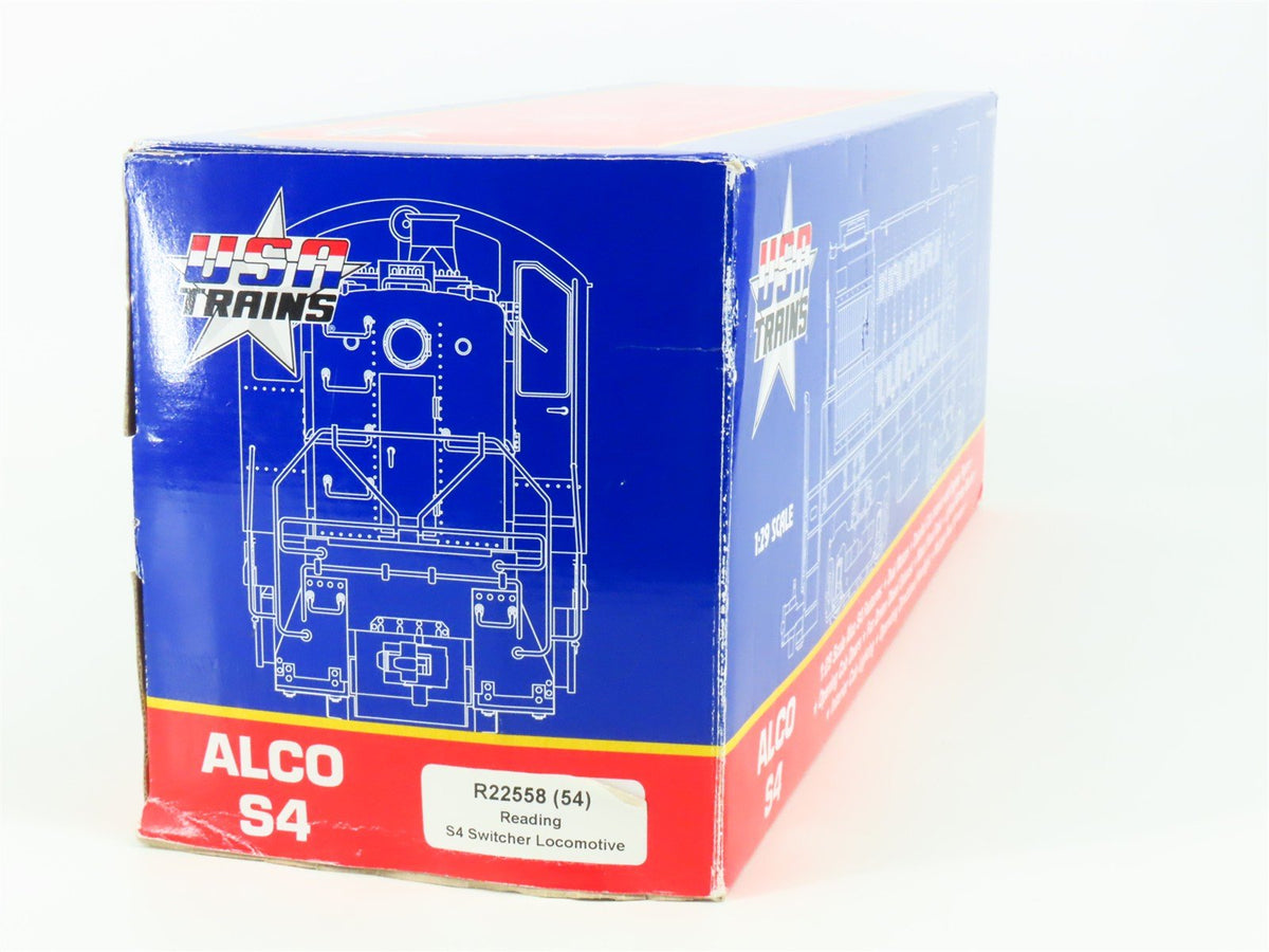 G Scale 2-Rail AC USA Trains R22558 RDG Reading S4 Diesel Switcher #54 w/ Sound