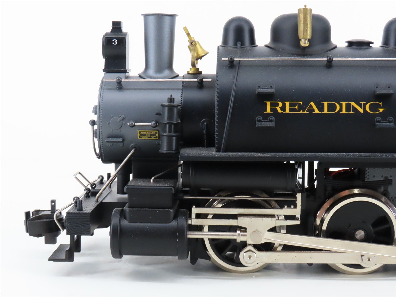 G Scale USA Trains R20057 RDG Reading 0-6-0ST Dockside Steam Switcher #3 w/Sound