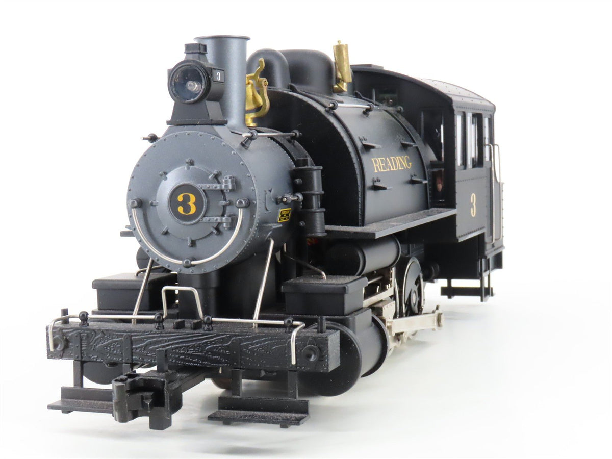 G Scale USA Trains R20057 RDG Reading 0-6-0ST Dockside Steam Switcher #3 w/Sound
