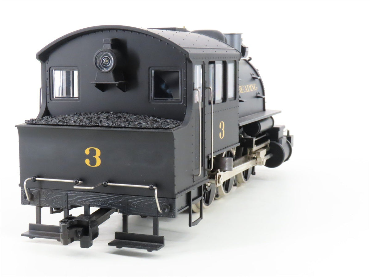 G Scale USA Trains R20057 RDG Reading 0-6-0ST Dockside Steam Switcher #3 w/Sound