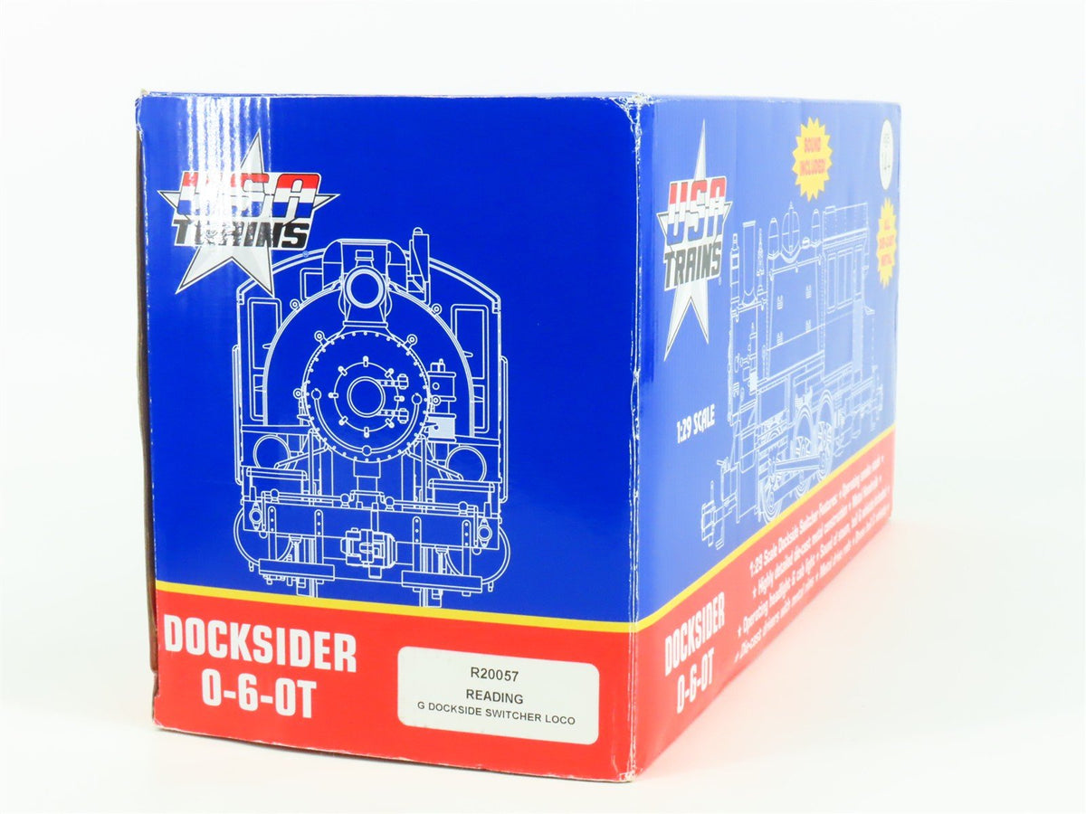 G Scale USA Trains R20057 RDG Reading 0-6-0ST Dockside Steam Switcher #3 w/Sound