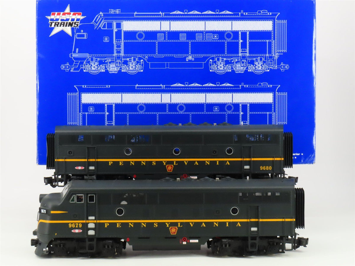 G Scale 2-Rail AC USA Trains R22260 PRR Pennsylvania F3A/B Diesel Set w/ Sound