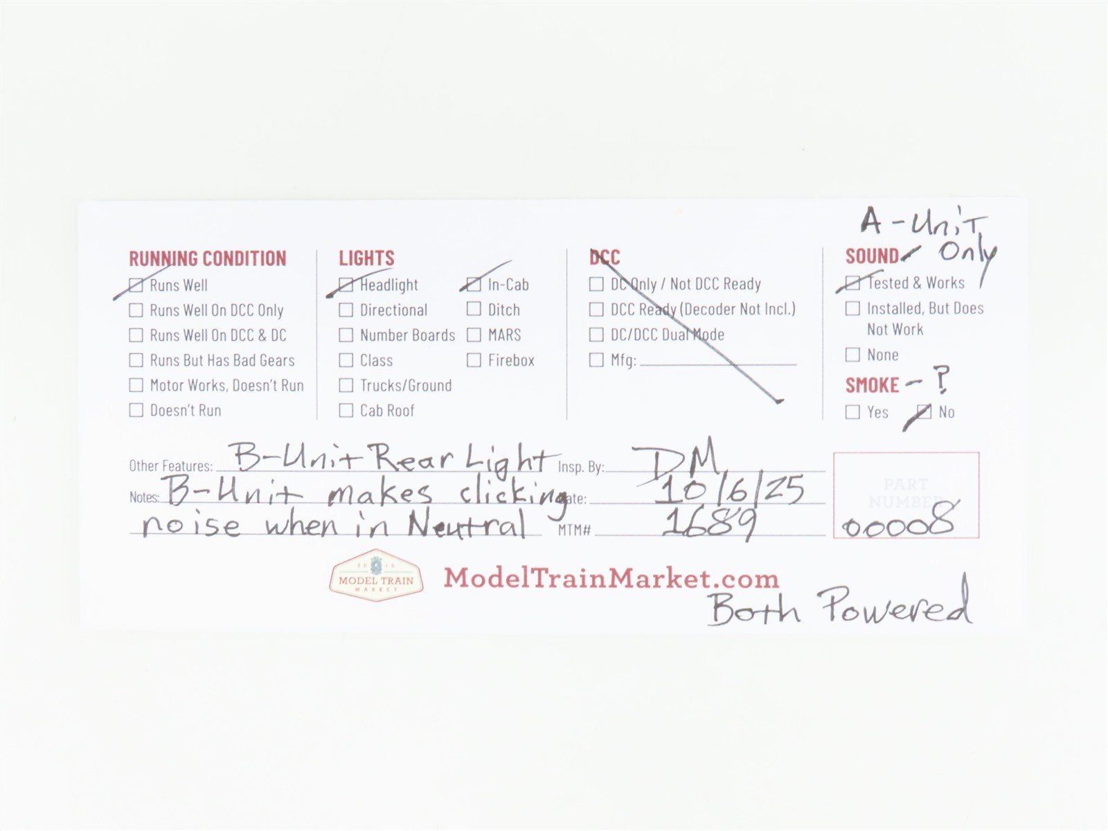 G Scale 2-Rail AC USA Trains R22260 PRR Pennsylvania F3A/B Diesel Set w/ Sound