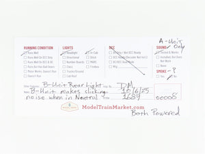 G Scale 2-Rail AC USA Trains R22260 PRR Pennsylvania F3A/B Diesel Set w/ Sound