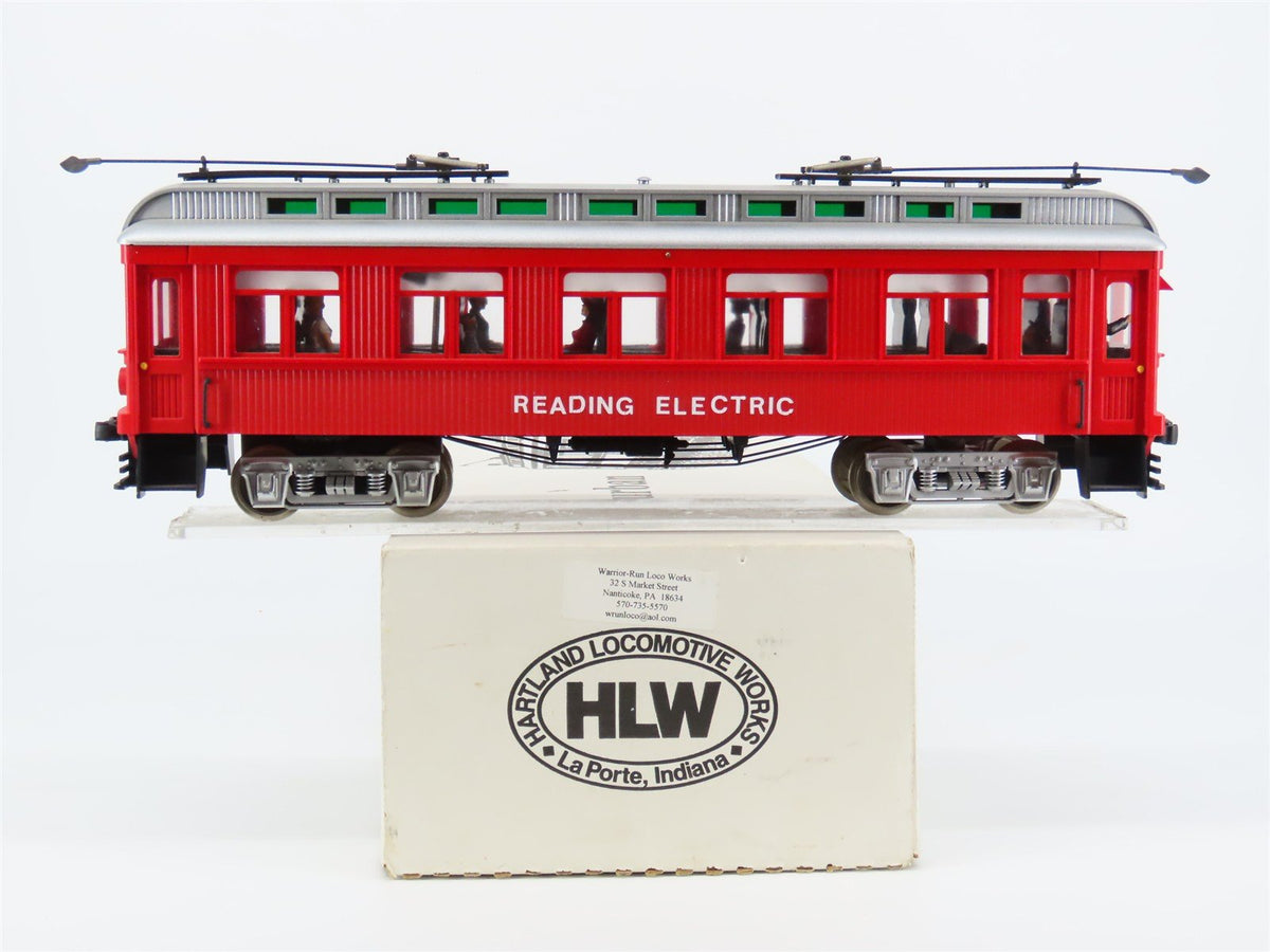 G Scale Hartland Loco Works Reading Electric Trolley Car #30