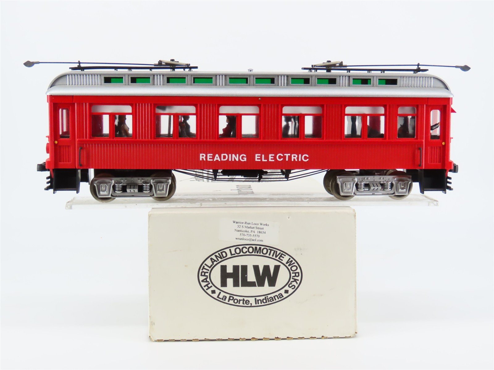 G Scale Hartland Loco Works Reading Electric Trolley Car #30