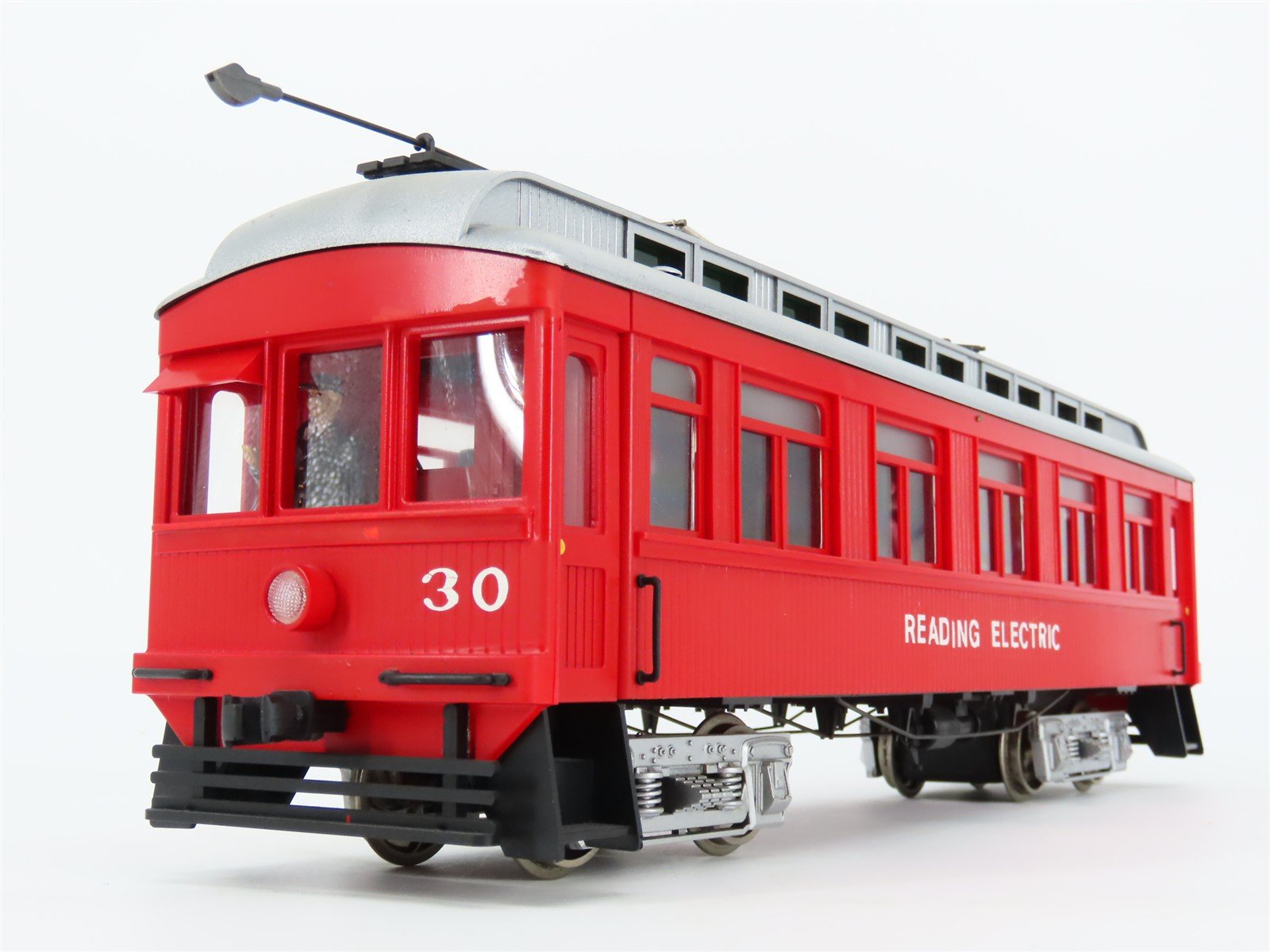 G Scale Hartland Loco Works Reading Electric Trolley Car #30