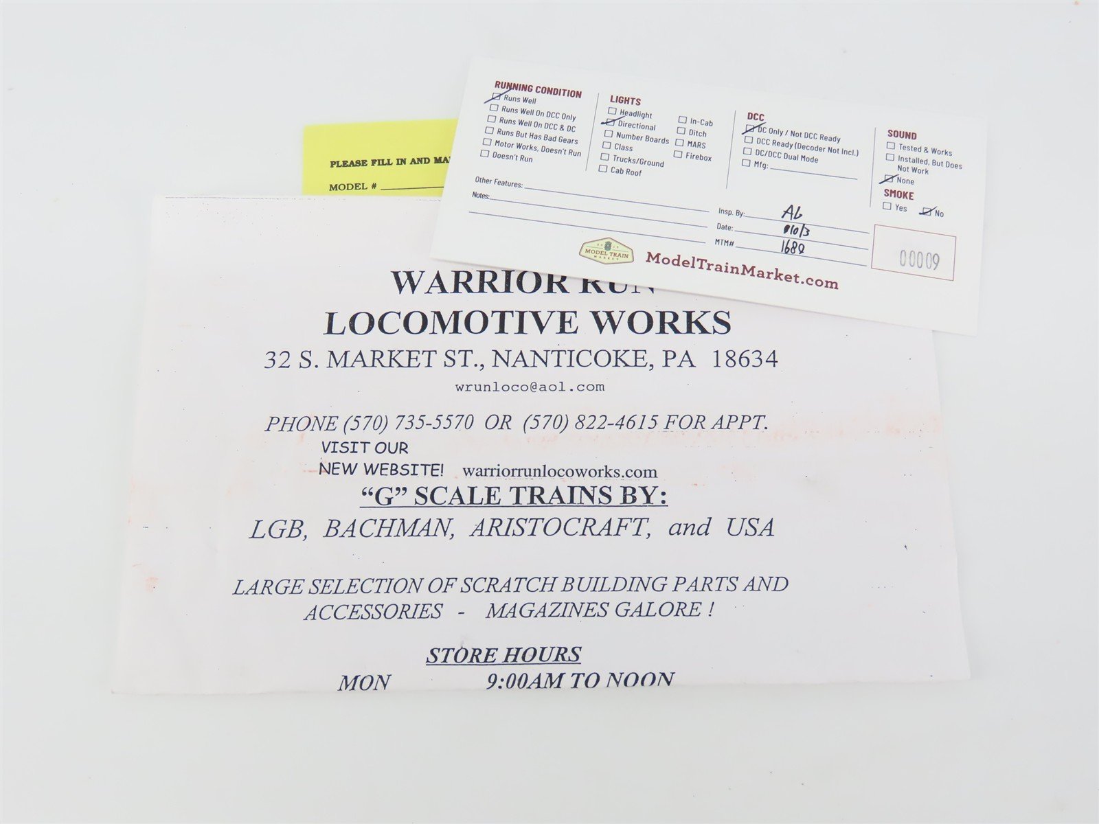 G Scale Hartland Loco Works Reading Electric Trolley Car #30