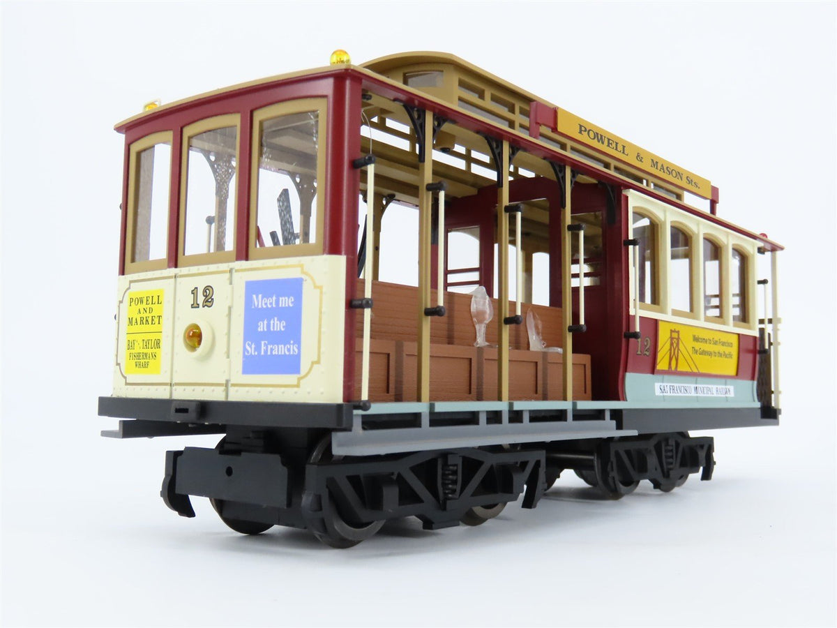 G Scale AMS AM66-011 San Francisco Powell &amp; Mason Electric Cable Car #12