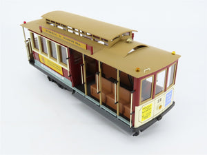G Scale AMS AM66-011 San Francisco Powell & Mason Electric Cable Car #12