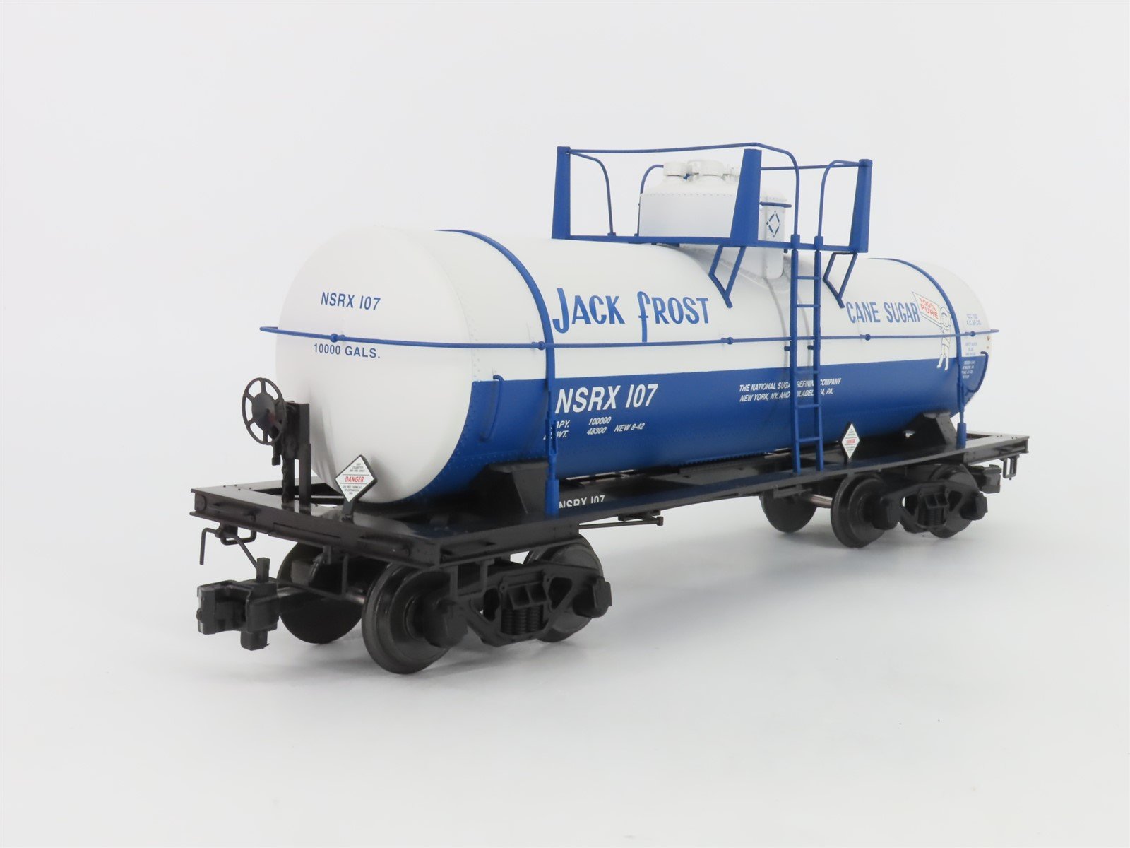 G Scale USA Trains R15123 NSRX Jack Frost 10,000 Gallon Tank Car #107